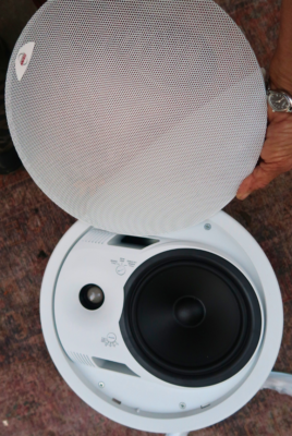 1 Pair of EAW Commercial CIS400 Ceiling Speakers - Two-Way Bass