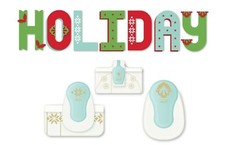 We R Memory Keepers 3 Holiday Punches - Inside, Marquee  Decorative New In Box