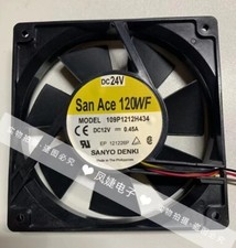 Sanyo 109P1212H434 12025 DC12V 0.45A 12 3-Wire Inverter Cooling Fan