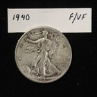 1940 Walking Liberty Half Dollar F/VF