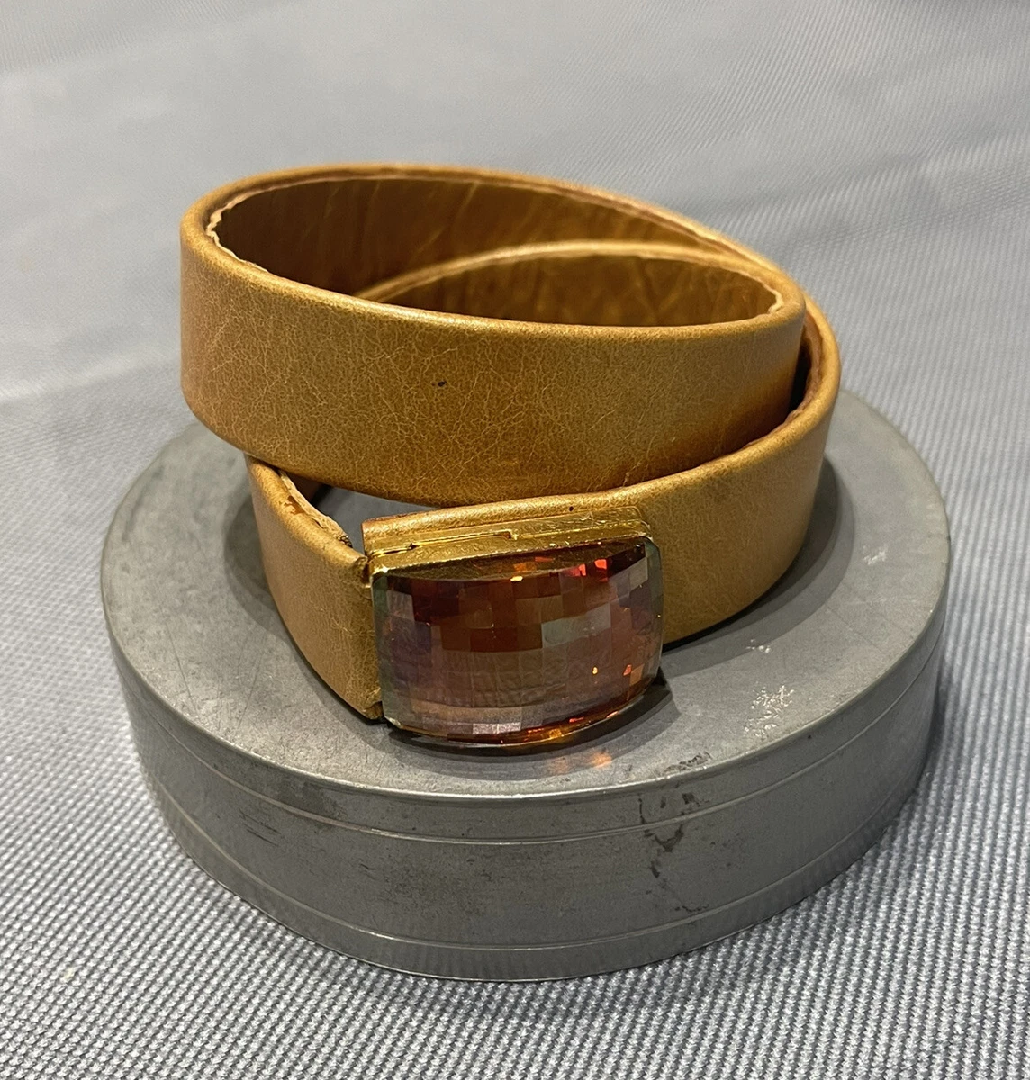 Designer leather hotsell wrap bracelet