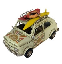 Lrge Tin Love Child HELLO SUNSHINE Slug Bug Car Surf Boards Car Decor Retro CUTE