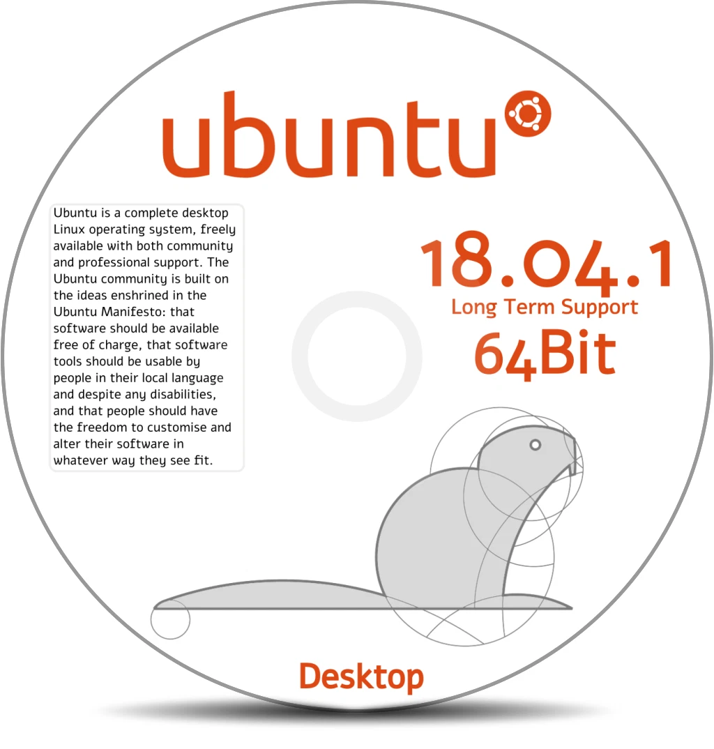 Ubuntu 18.04.1 LTS - Linux Operating System DVD 64-Bit for PC or laptop |  eBay