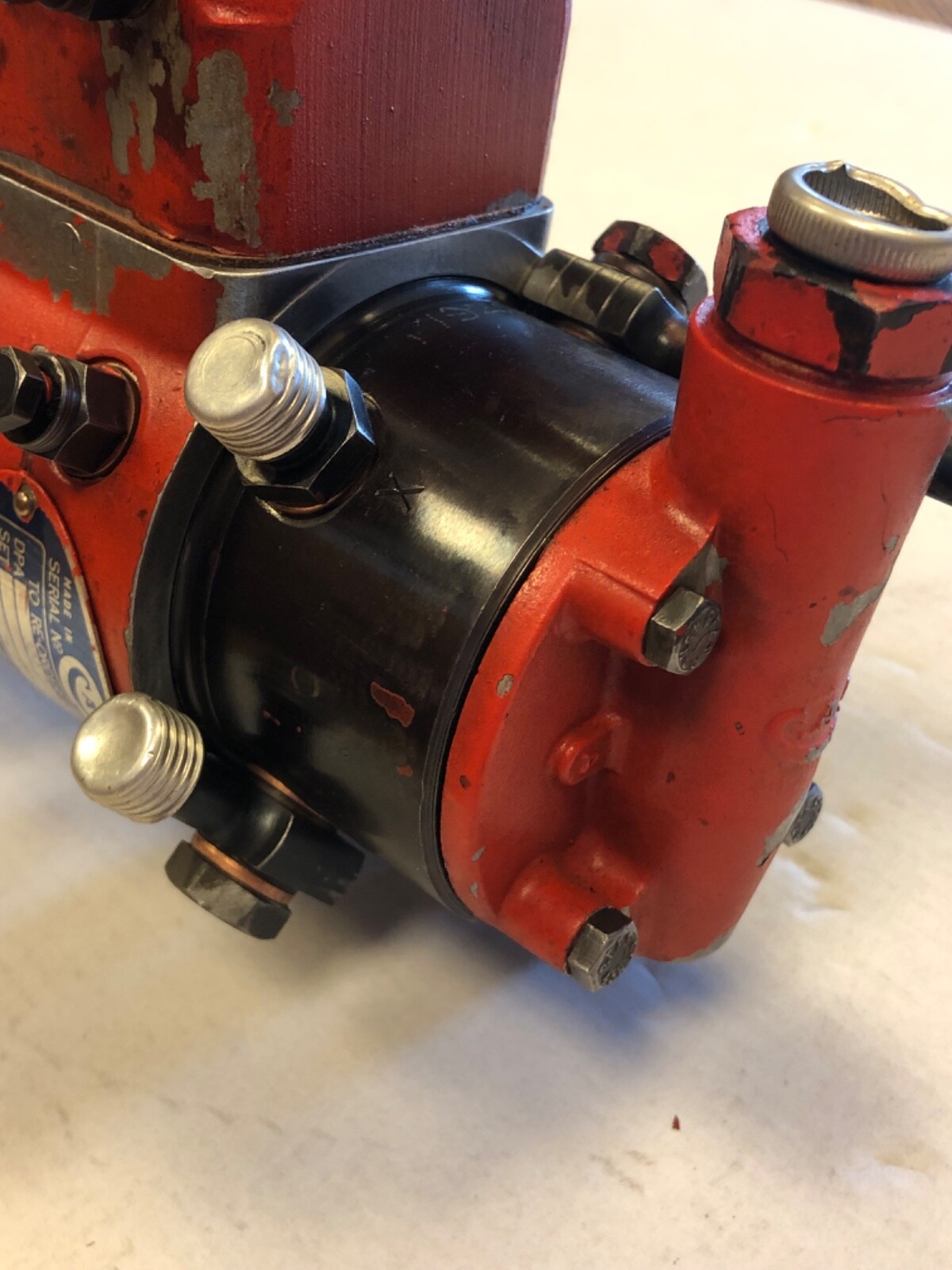 CAV 4CYL FUEL INJ PUMP 3240448 — PERKINS A4.107 — FERGUSON MF  