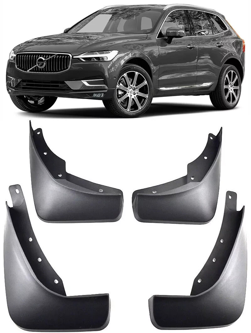 4-Piece Mud Flap Splash Guard Set for 2018-2024 Volvo XC60