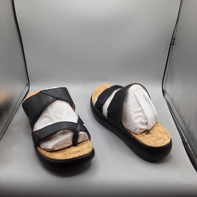 Alegria Sandals Beatrix Women's 8-8.5M EU38 Black Toe Loop 2 C937