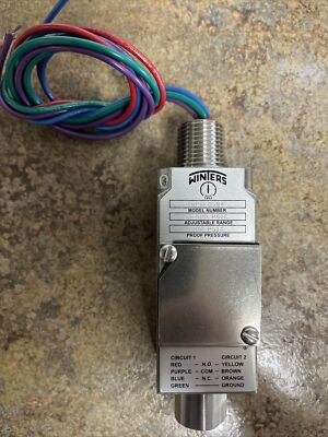 Winters 9WPSL05N4 Explosion Proof Compact Pressure Switch, Mac 500 Psi