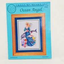 Ocean Angel Cross Stitch Pattern Leaflet Book CSB188 Cross My Heart 1996