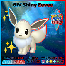 ✨ Ultra Shiny EEVEE 6IV Ready to Raise ✨ Pokemon Sword and Shield 🚀 Fast