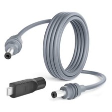 Starlink Mini Power Cable DC to DC Power Cord 6.6FT with DC to USB C Adapter