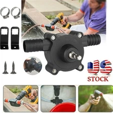 Home Electric Drill Drive Self Priming Pump Water Oil Fluid Transfer Pumps Tools