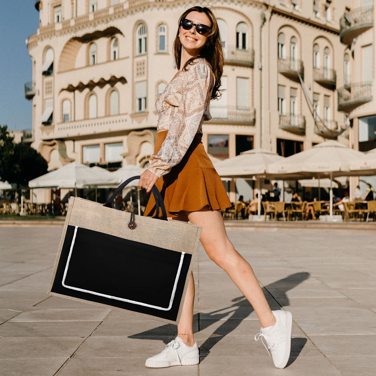 Extra large top canvas bags