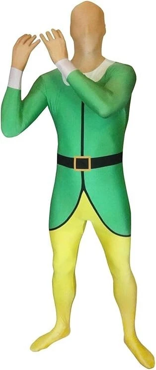 Morph Elf Peter Pan Robinhood NAVIDAD Piel Body Traje Halloween Disfraz Adulto XL Foto 3 de 4