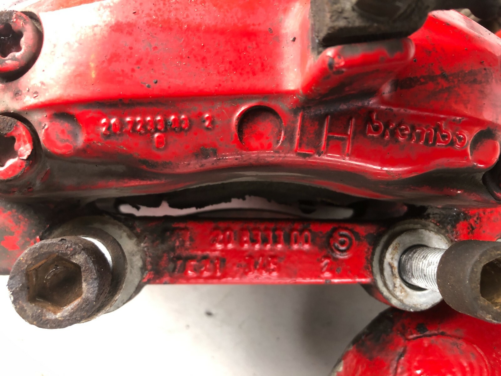 Maserati GranTurismo OEM Brembo Red Brake Caliper Unit SET eBay