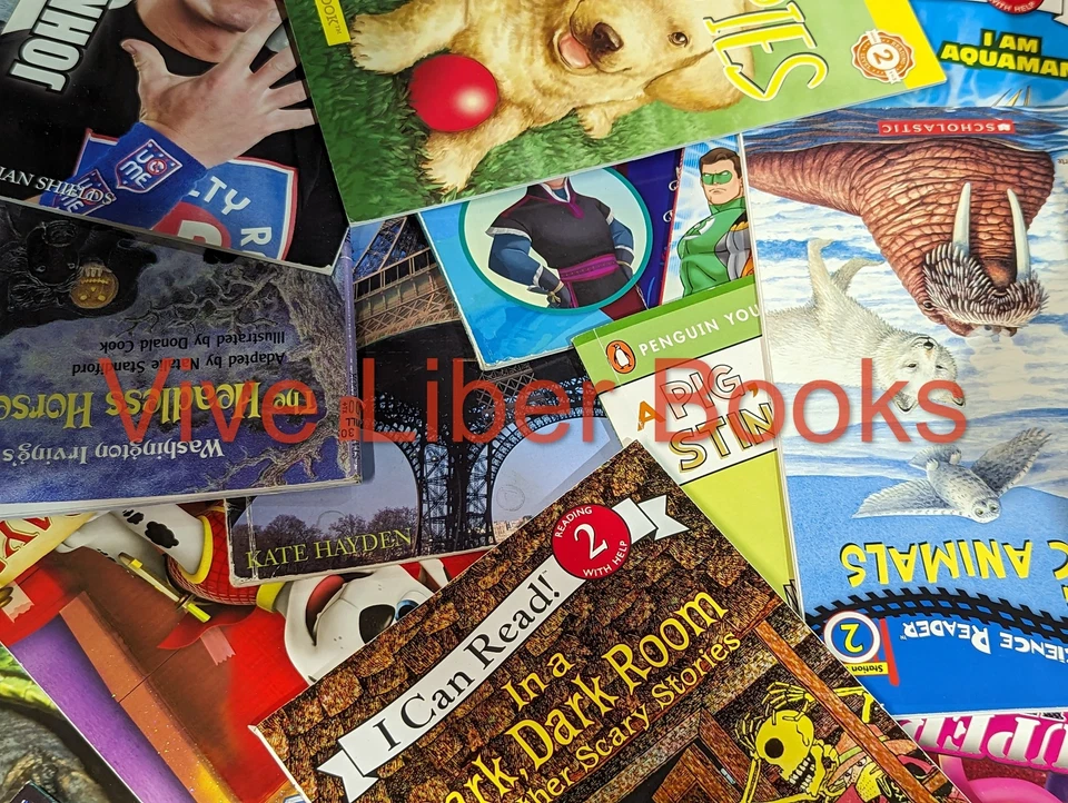 Huge Lot of 100 Step Into Reading Level 1 2 3 Books - My First - I Can Read MIX Foto 3 de 4