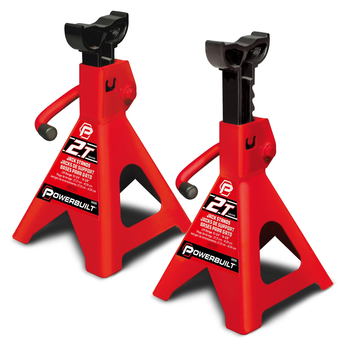 Powerbuilt 2 Ton (4000 Lb) Triple Lift Garage Floor Jack - 620422E