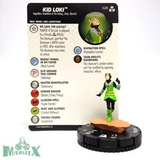 Heroclix Avengers War of the Realms set Kid Loki 028 Uncommon figure w/card 