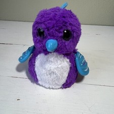 Hatchimals Purple Dragon Draggle Interactive Toy Lights Up Talks Plush Tested