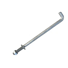 Sandbaggy 1/2" x 10" Threaded Concrete Anchor L-Bolts - Hot Dipped Galvanized