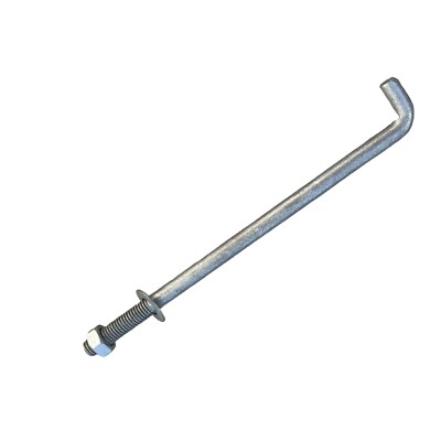 Sandbaggy 1/2'' x 10'' Threaded Concrete Anchor L-Bolts - Hot Dipped Galvanized