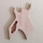 DIY Electric Guitar Unfinished Kit Mahogany Body BK Part Maple Neck Rosewood FB — photo 8