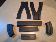 Aurora HO Single Lane Slot Car Track Lot 1503/1534/ 9, 7, 5" straights 22 NICE