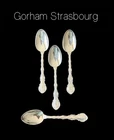 4 Pc Lot Of Gorham Strasbourg Sterling Silver Oval Soup Spoons 171 g NO RESERVE