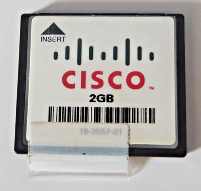 Cisco Systems 2GB Compact Flash Card CF Memory Storage 16-3557-01 Tested