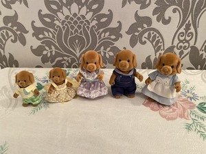 Lot De 9 Figurines Forest Families Simba - Famille Ours (Brummi), Lapin, Chien, Singe