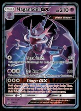 Pokemon Cards Naganadel GX SM125 Sun & Moon Promo LP