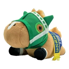 SK Japan Uma Musume Silence Suzuka Sitting Plush Toy 10cm New