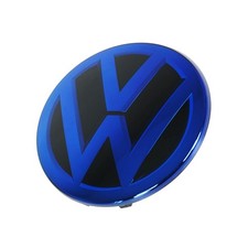 Original VW Golf 7 Passat B8 Arteon Front Emblem blau lasiert 3G0853601A