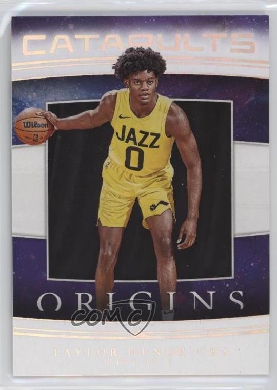 2023-24 Panini Origins Catapults Taylor Hendricks #9 Rookie RC 18ys