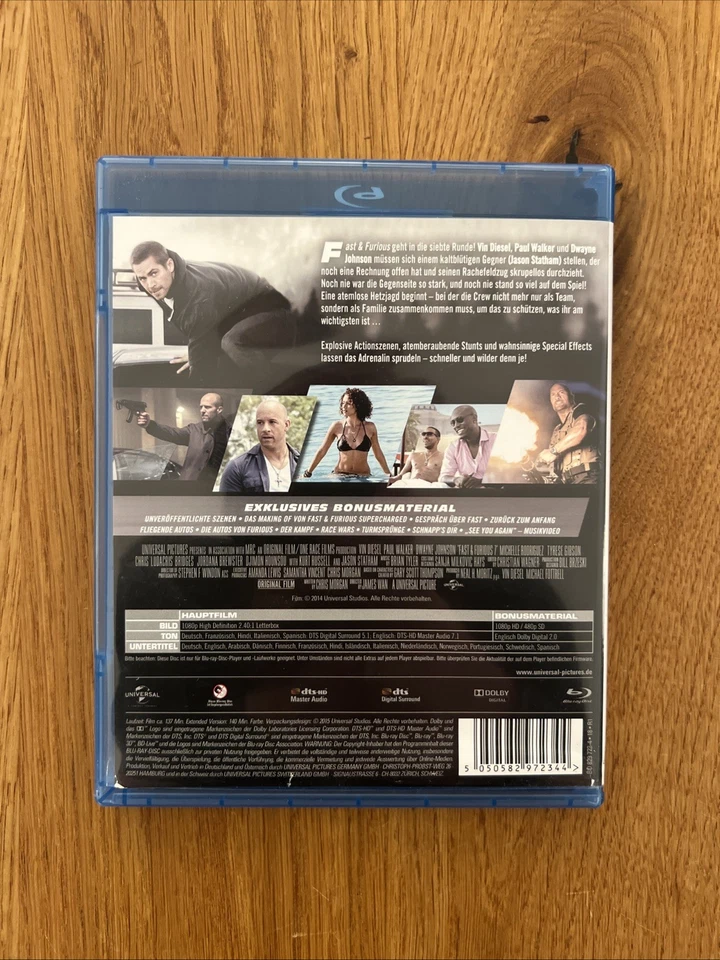 Fast and Furious 7 Blu-ray Extended Edition - Bild 2 von 2