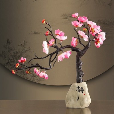 Handwerker Wohnakzent chinesisches Harz Dekor Harzmaterial realistisches Blumendesign