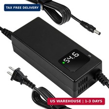 48v Lithium Battery Charger,54.6v 2A Power Charger Adapter DC 1 Prong 5.5 2.1mm