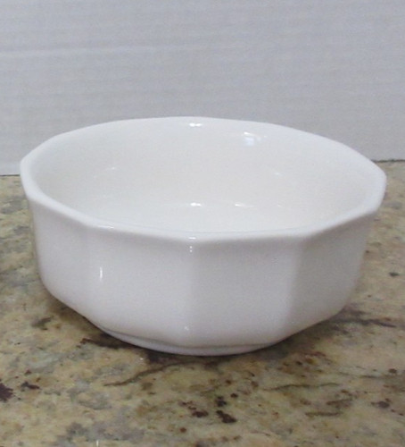 “HERITAGE” White Pfaltzgraff USA Fruit/Dessert/Sauce Bowl- 4 7/8” (2 Available)