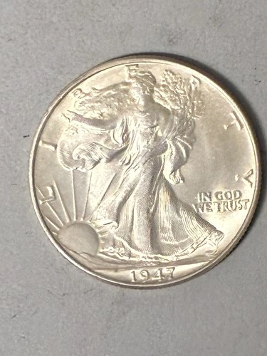 1947 walking liberty half dollar ANACS Photograded MS63/63