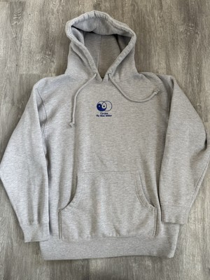 Circles by Mac Miller Pullover Hoodie Light Grey Sweatshirt Cotton Blend Mens M