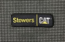 VINTAGE STOWERS CAT CATERPILLAR DEALER SERVICE LOGO EMBROIDERED SEW ON PATCH