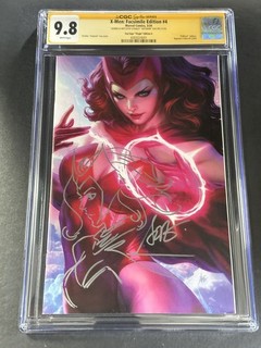 Stanley Artgerm Lau Signed & Sketched X Men Facsimile Edition #4 Variant CGC 9.8