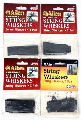 Allen Waterproof String Whiskers Silencers 4 Packs x 2 ea = 8 Total Made in USA