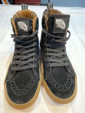 Vans Sk8-Hi MTE-1 Sherpa Lined Black Gum High Top Sneakers
