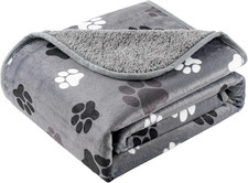 Waterproof Dog Blankets Pet Blanket 50"X60", Soft Fluffy Sofa Car Bed Protector,