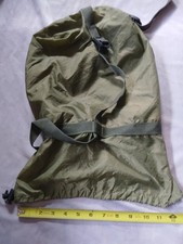 Olive Drab Parachute Material Bag Approximately 18" X 12" X 12", used excellent.