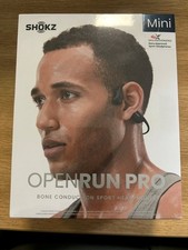 Image of Shokz OpenRun Pro Mini Black Bone Conduction Wireless Sport Headphone New sealed