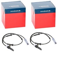 2X Bremi ABS-SENSOREN Hinten Passend FÜR BMW 5 Links+Rechts | 50992