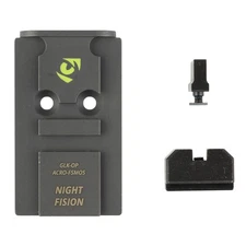 Night Fision Optic Plate & ORS Sights Fits Glock MOS 19, 17, 47 to Aimpoint ACRO