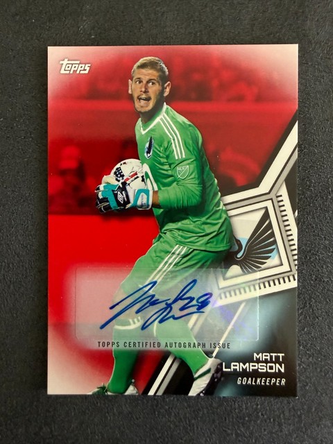 2018 Topps MLS - Matt Lampson #117 Red Autographs /10
