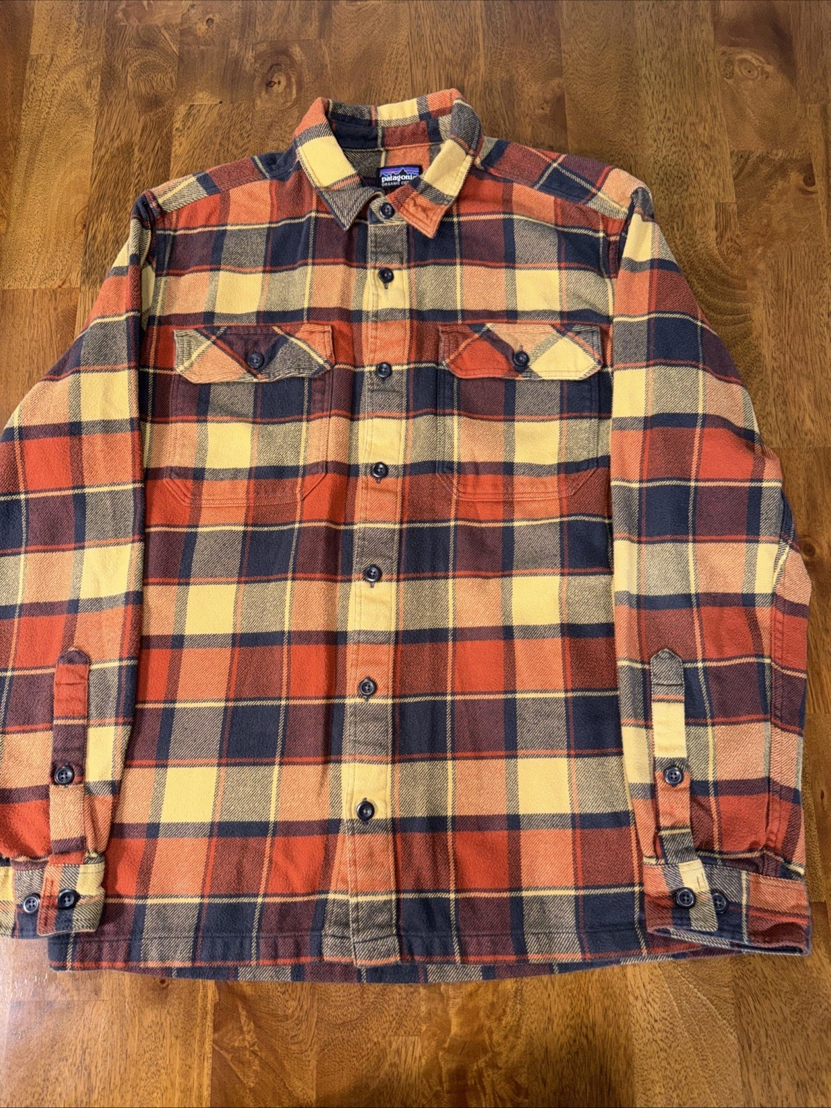 patagonia flannel shirt men medium Outdoor Hiking Organic Cotton Multicolored Sq
Opens in a new wind